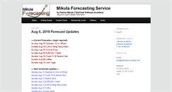 Desktop Screenshot of mikulaforecasting.com